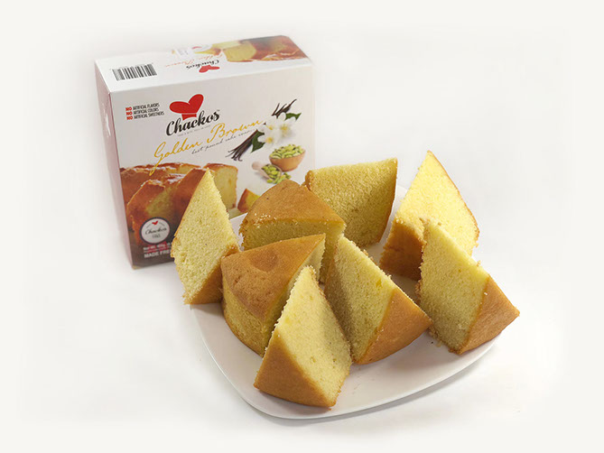 Chackos Golden Brown Cake